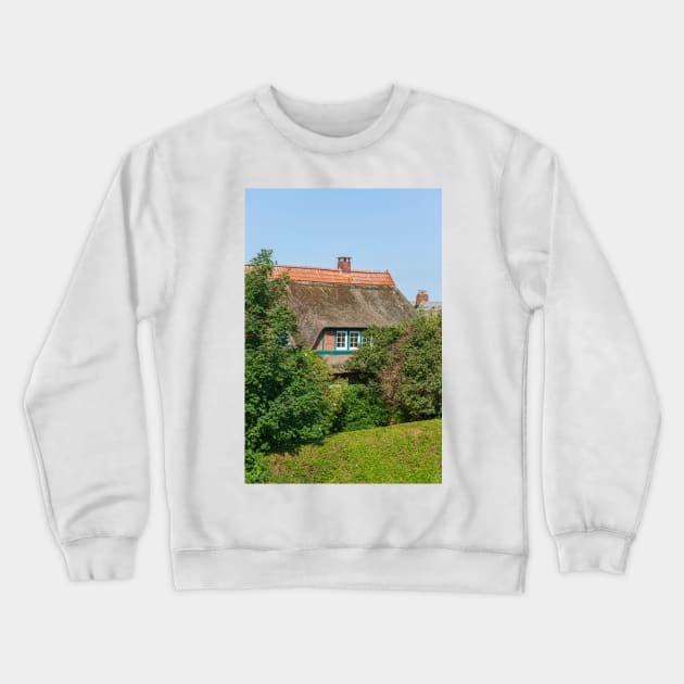 Germany; Europe; Northern Germany; Lower Saxony; Elsfleth; Weser March; House Crewneck Sweatshirt by Kruegerfoto